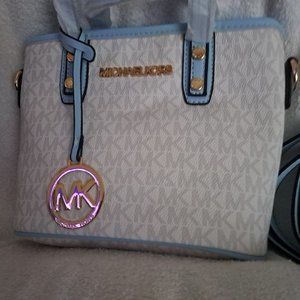 New, small, blue Michael Kors Bag